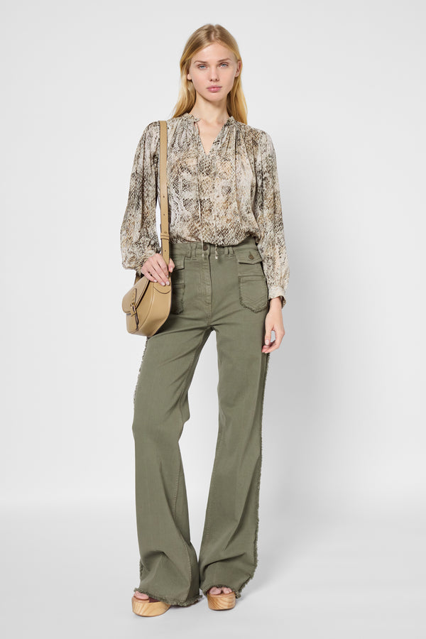 Gerard Darel Blouse Python - USSIA