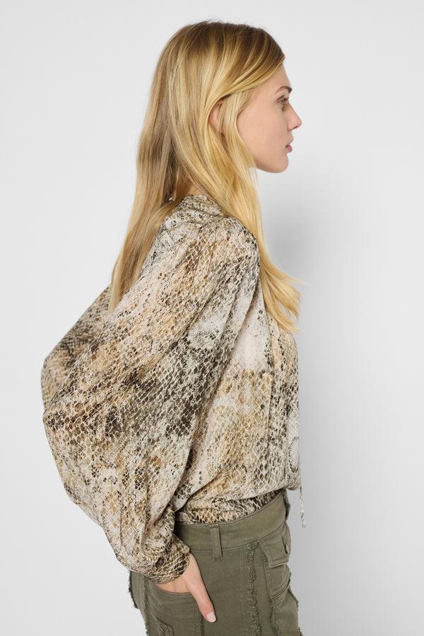 Gerard Darel Blouse Python - USSIA