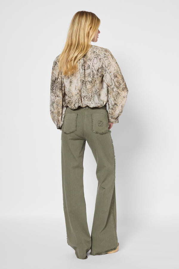 Gerard Darel Blouse Python - USSIA