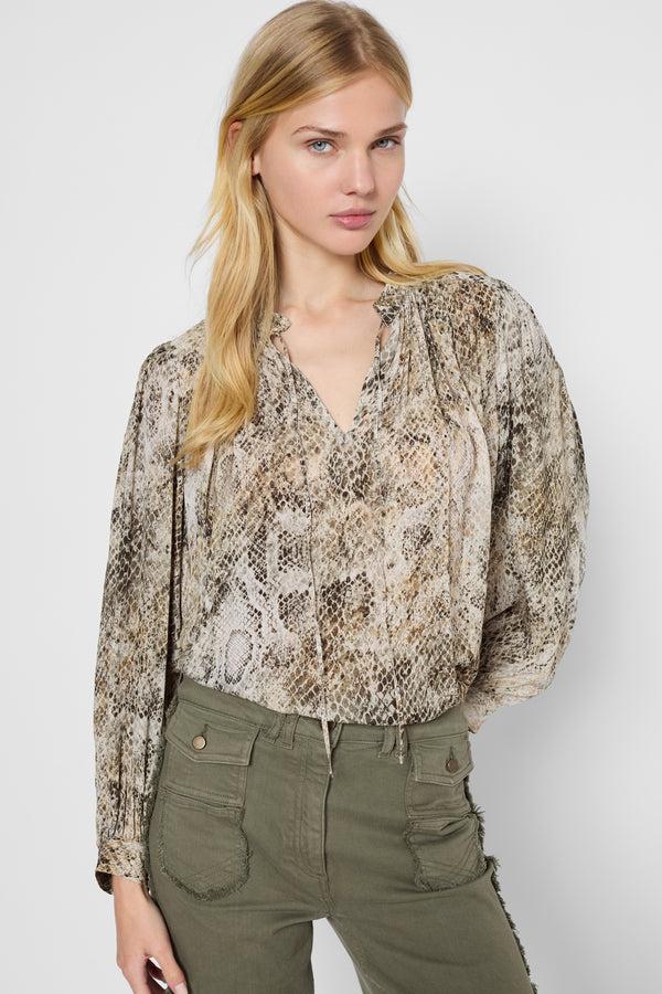 gerard darel Blouse python - USSIA