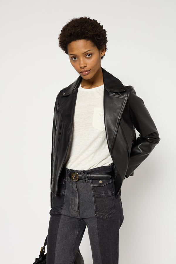 gerard darel Blouson en cuir - NADEGE