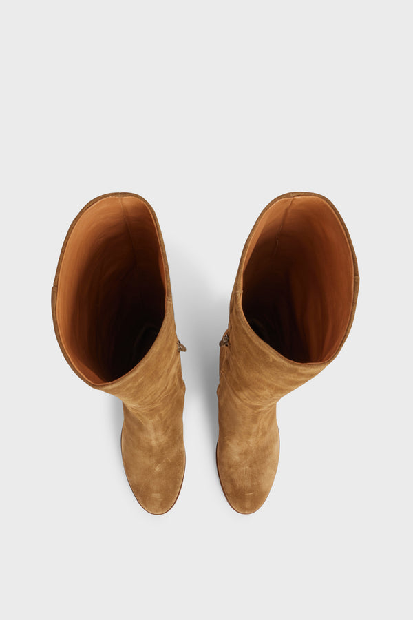 Gerard Darel Bottes En Cuir Velours - LIZZIE