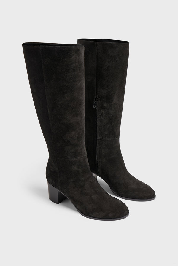 Gerard Darel Bottes En Cuir Velours - LIZZIE