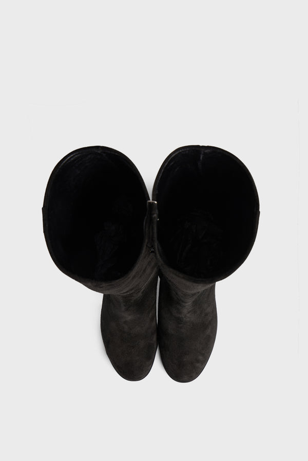 Gerard Darel Bottes En Cuir Velours - LIZZIE