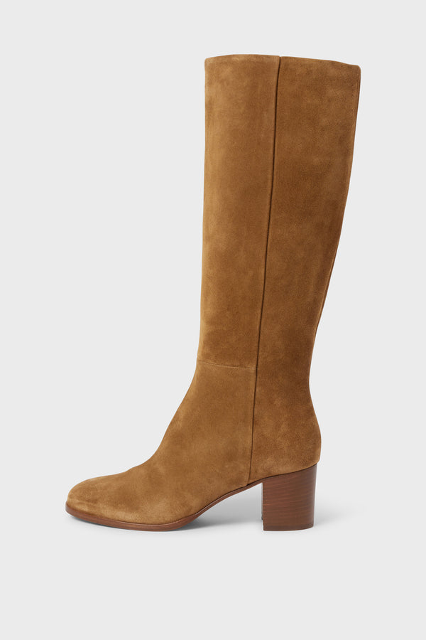 gerard darel Bottes en cuir velours - LIZZIE