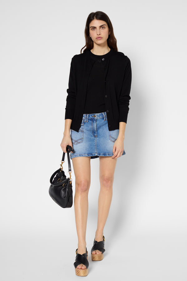 Gerard Darel Cardigan En Laine Fine - JUSTINE