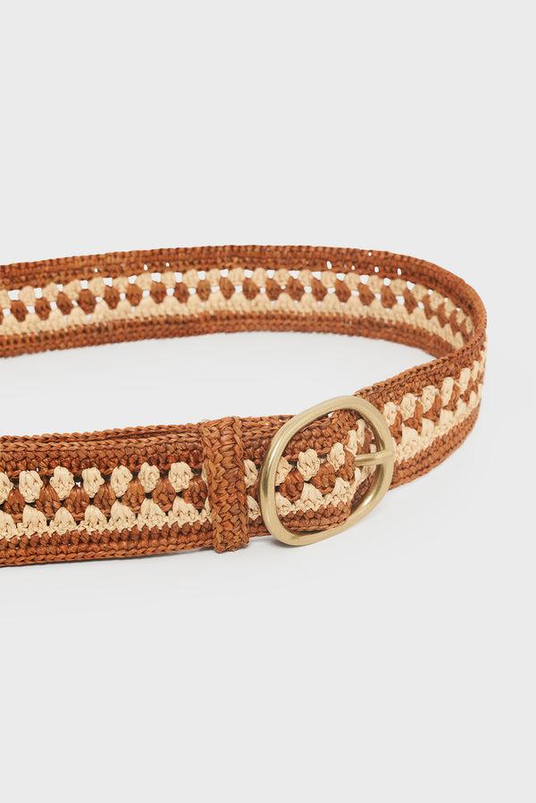 Gerard Darel Ceinture En Raphia Naturel - PALOMA
