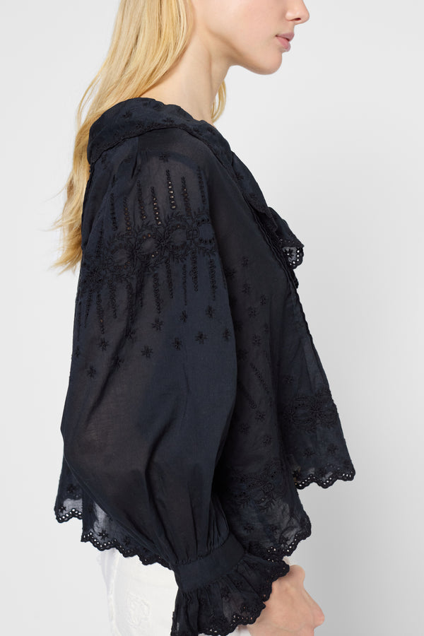 Gerard Darel Chemise En Coton à Broderies - URTIZ