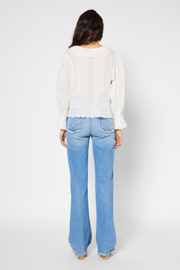 Gerard Darel Chemise En Coton à Broderies - URTIZ