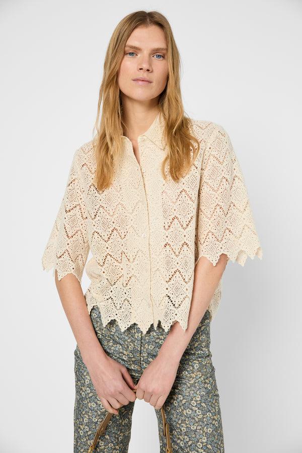 gerard darel Chemise en dentelle - UTIA