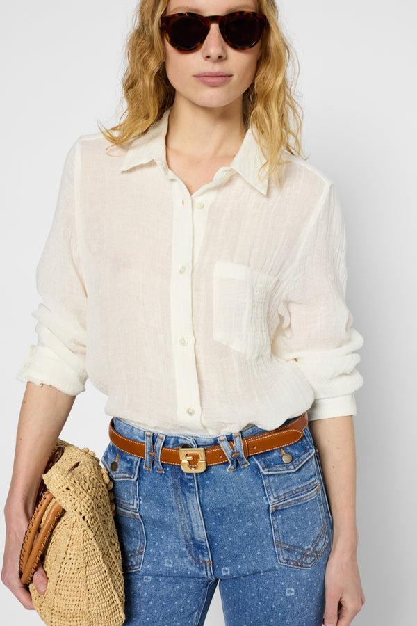 Gerard Darel Chemise En Lin - UXANA