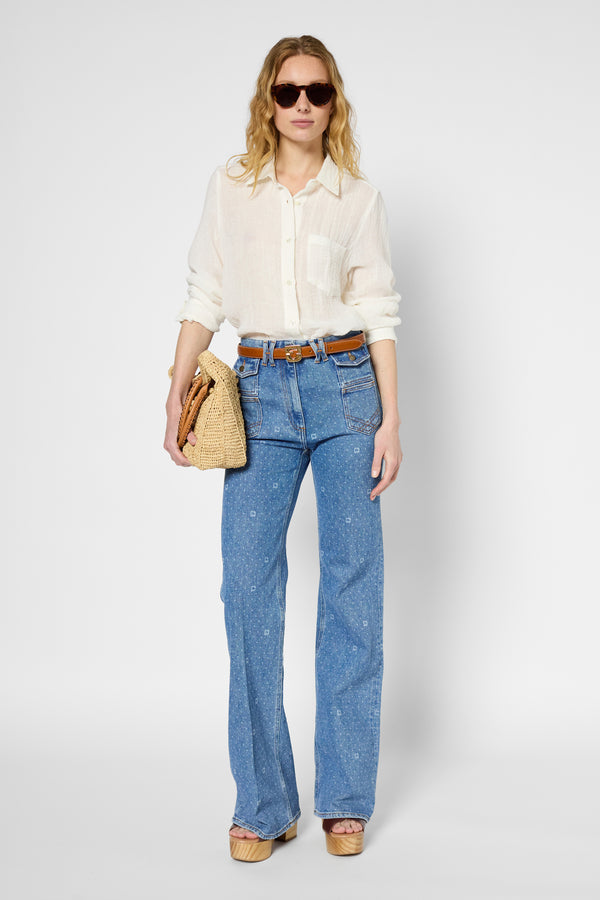 gerard darel Chemise en lin - UXANA