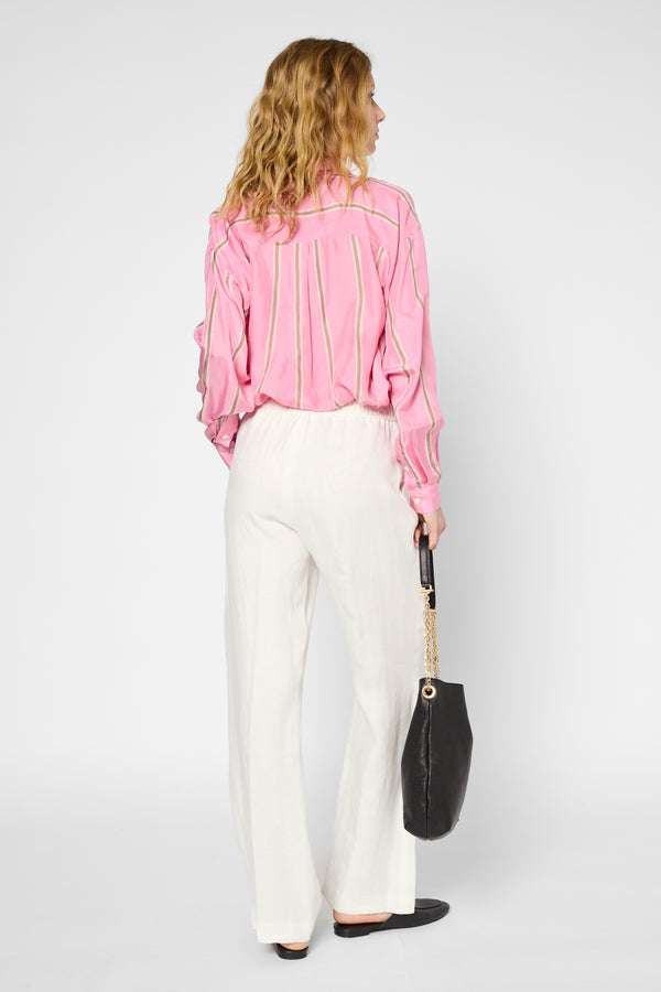 Gerard Darel Chemise En Soie à Rayures - UZZANA