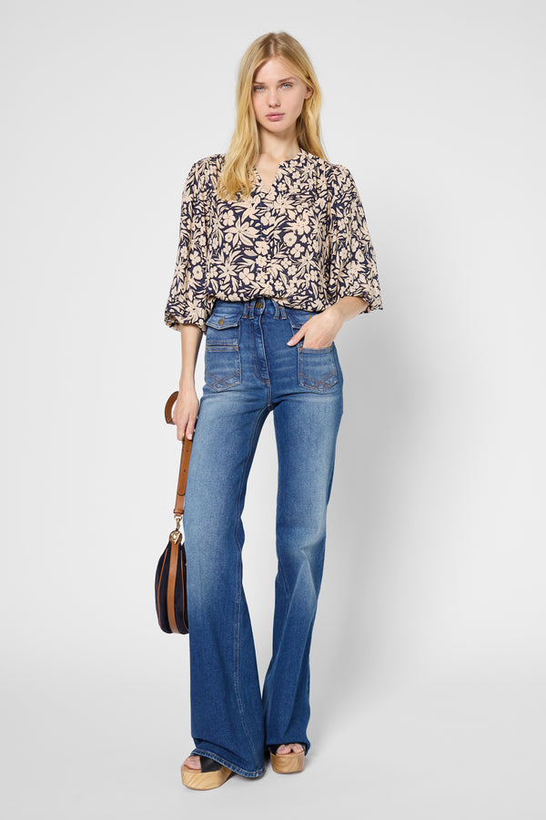 Gerard Darel Chemise Fluide à Fleurs - USEA