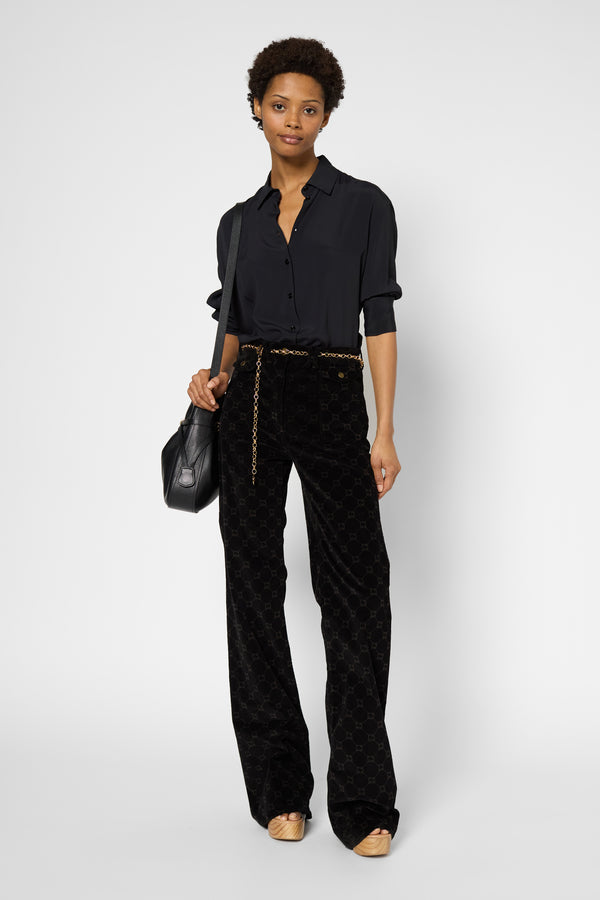 Gerard Darel Chemise Fluide Noire - BEATA