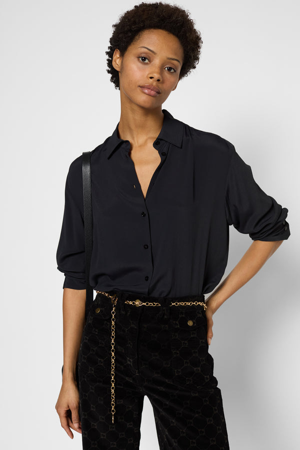 gerard darel Chemise fluide noire - BEATA