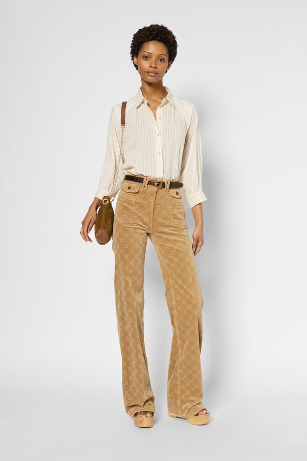 Gerard Darel Chemise Rayée à Manches Larges - UDYANA