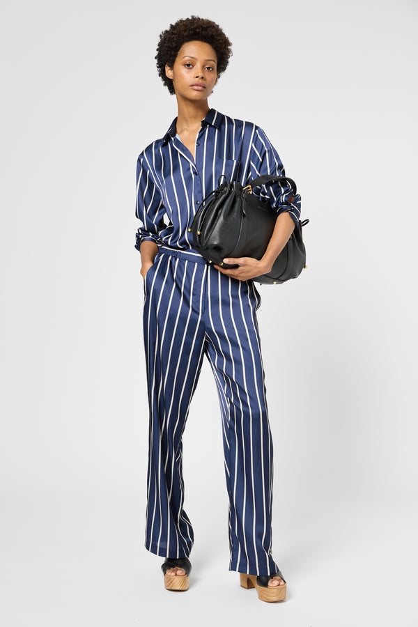 Gerard Darel Chemise Satinée à Rayures - UDELIA