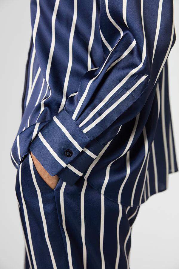 Gerard Darel Chemise Satinée à Rayures - UDELIA