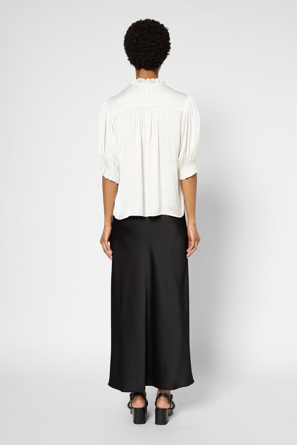 Gerard Darel Chemise Satinée à Volants - ULALIA