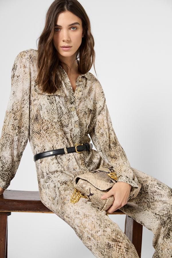 gerard darel Combinaison imprimé python - LINA