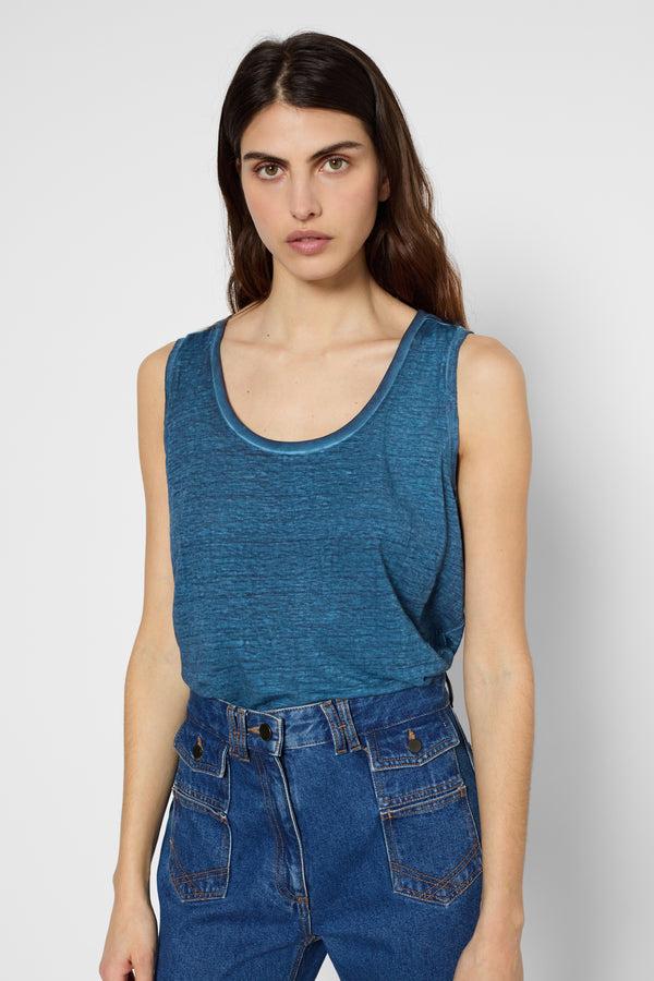 Gerard Darel Débardeur En Lin - GRETEL