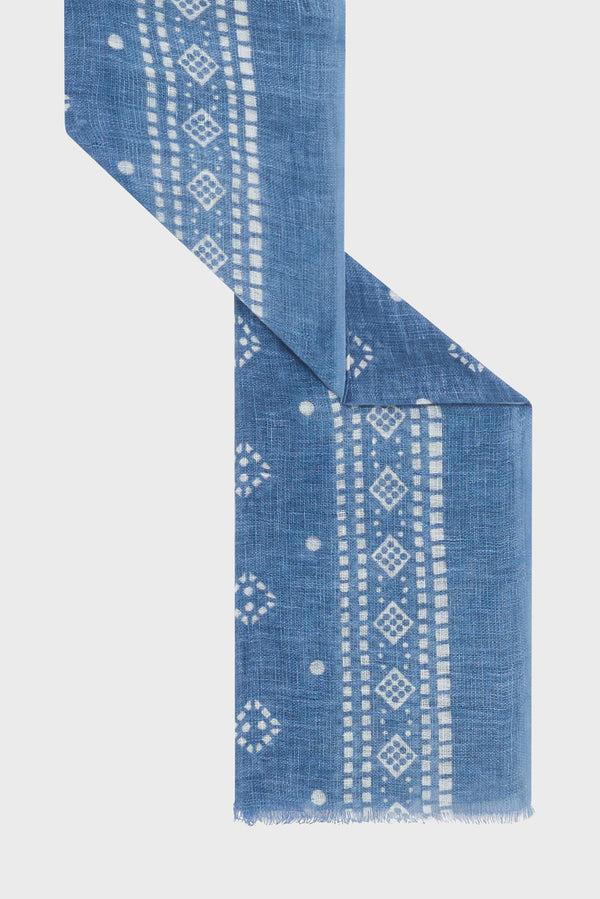 Gerard Darel Foulard Imprimé En Lin - OMARA