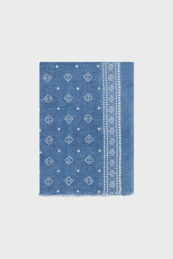 gerard darel Foulard imprimé en lin - OMARA