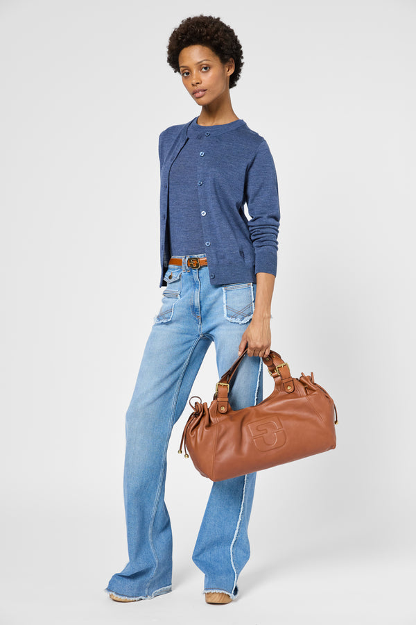 Gerard Darel Gilet En Laine Mérinos Fine - JUNA