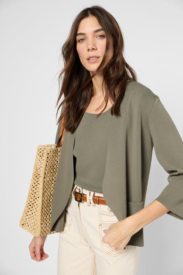 gerard darel Gilet en microfibre - JANEL