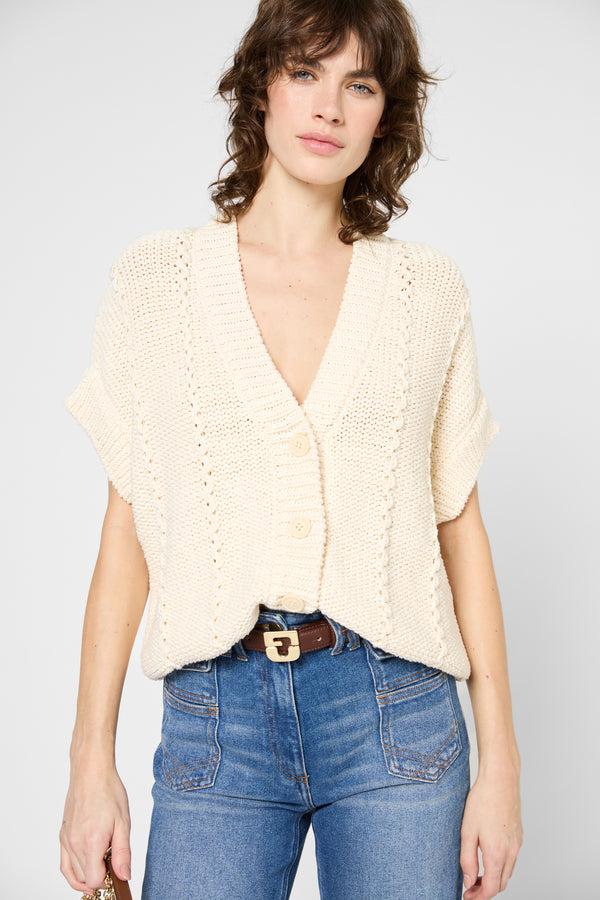 gerard darel Gilet sans manche en maille - JOURNEY