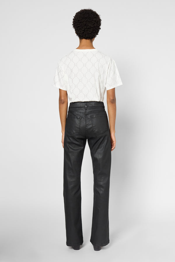 Gerard Darel Jean Bootcut En Coton Enduit - LIVIA