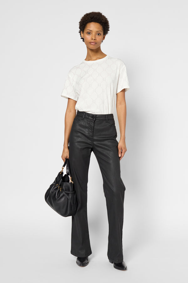 gerard darel Jean bootcut en coton enduit - LIVIA