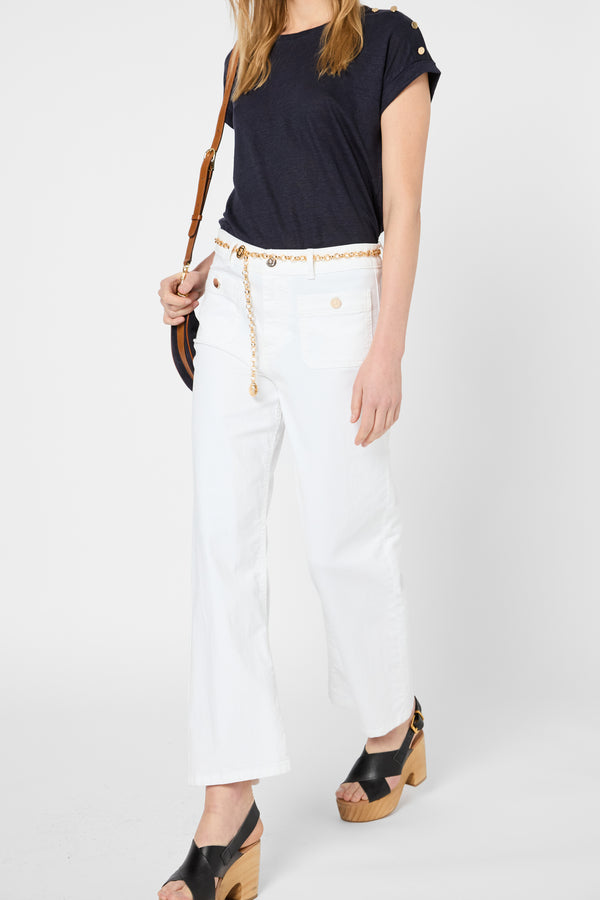 Gerard Darel Jean Droit à Boutons Dorés - LIDA