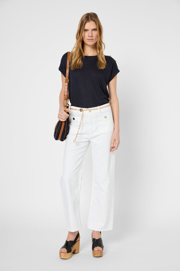 gerard darel Jean droit à boutons dorés - LIDA