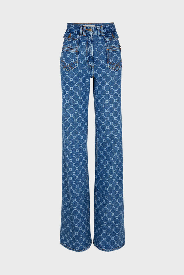 Gerard Darel Jean Flare à Monogramme - ANNA