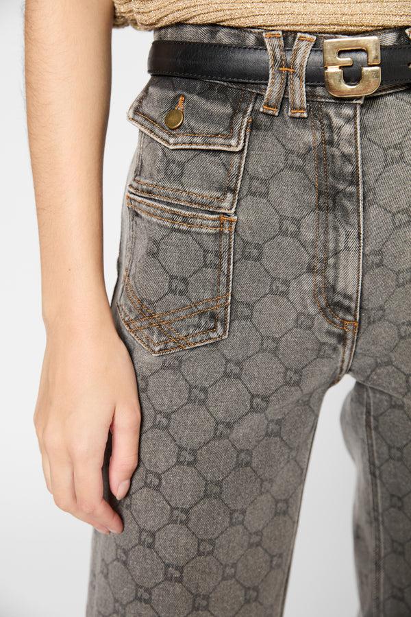 Gerard Darel Jean Flare à Monogramme - ANNA
