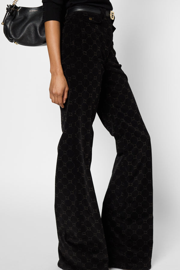 Gerard Darel Jean Flare En Velours - ANNA