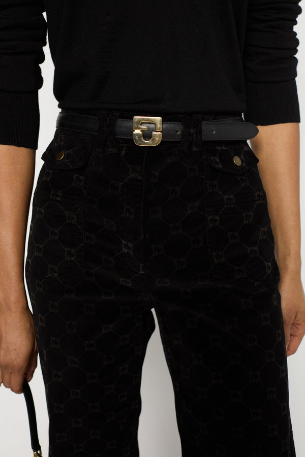 Gerard Darel Jean Flare En Velours - ANNA