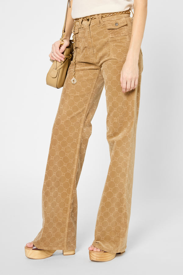 Gerard Darel Jean Flare En Velours - ANNA