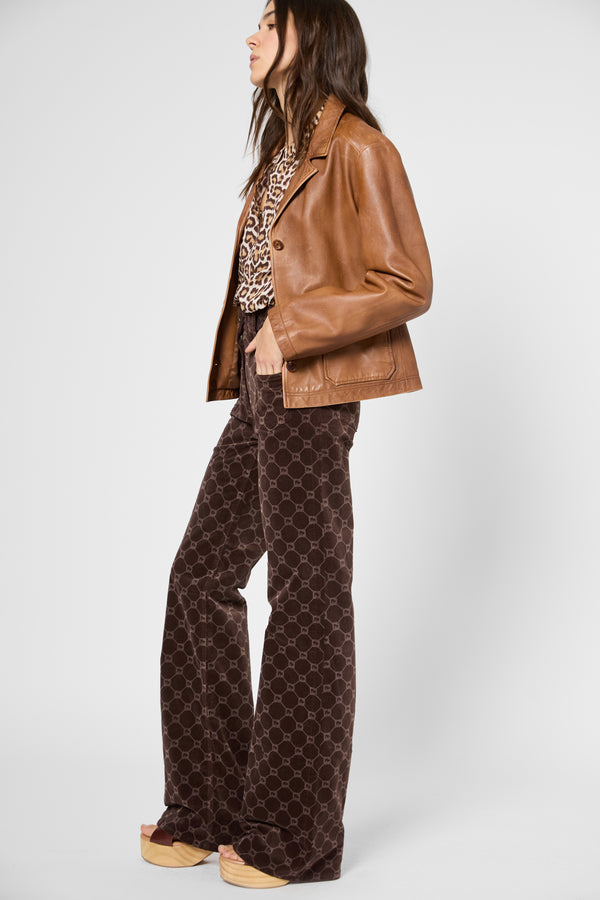 Gerard Darel Jean Flare En Velours - ANNA