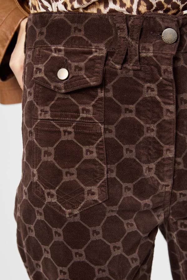 Gerard Darel Jean Flare En Velours - ANNA