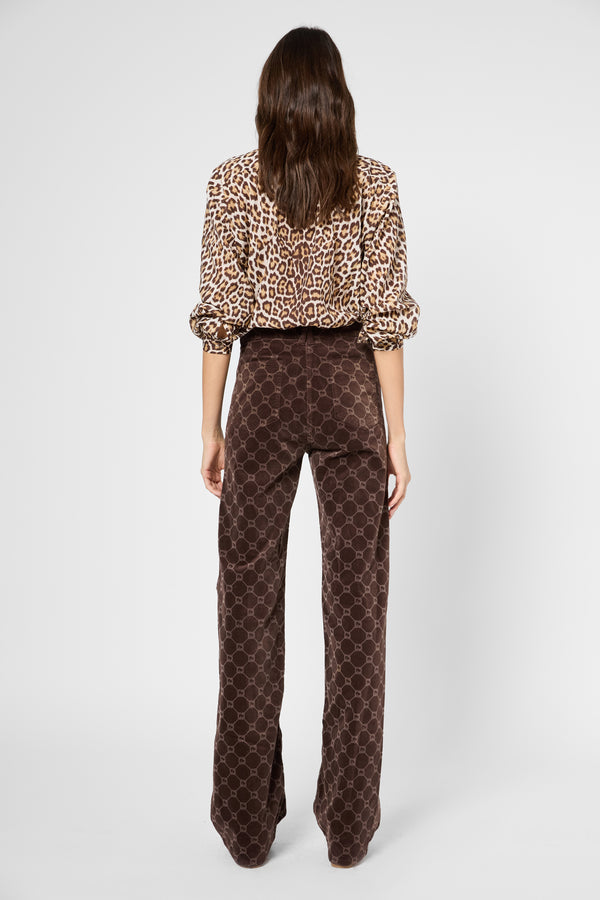 Gerard Darel Jean Flare En Velours - ANNA