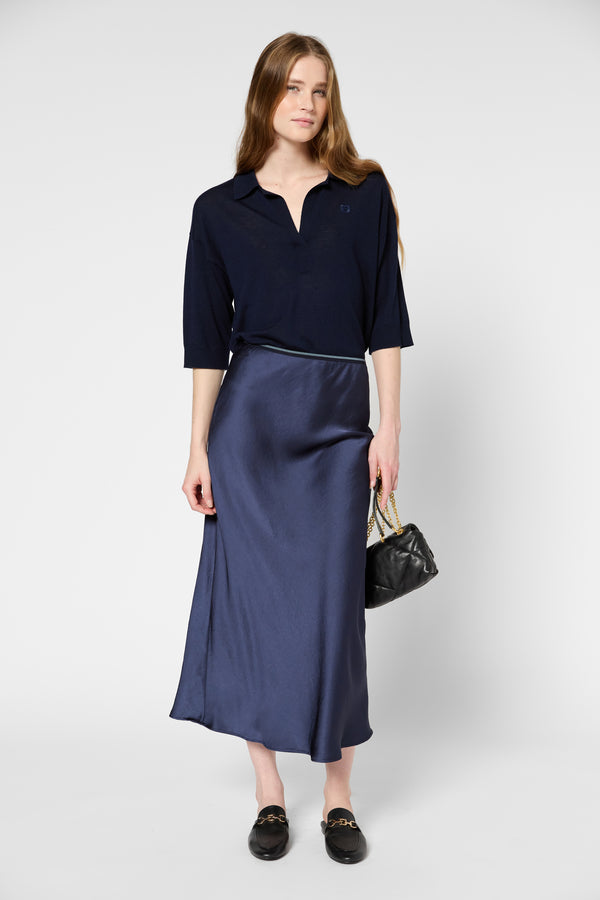 gerard darel Jupe longue satinée - VESANIE