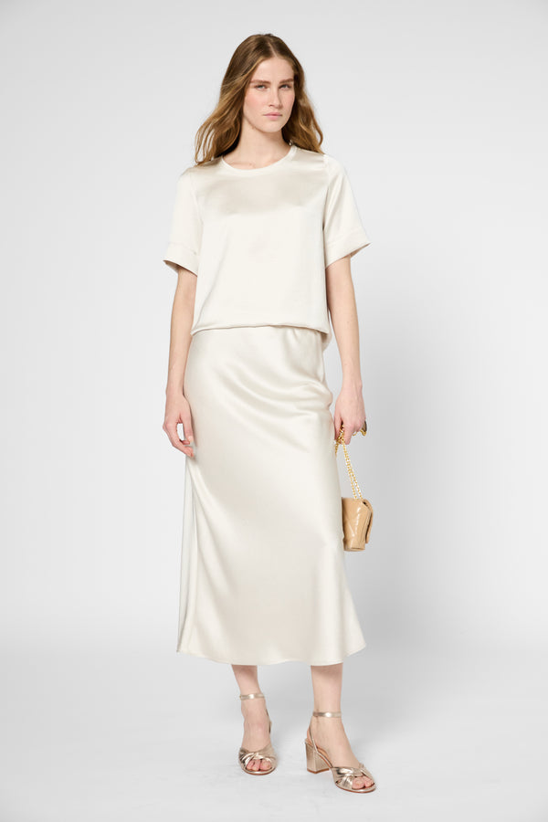 gerard darel Jupe longue satinée - VESANIE