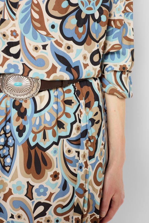 Gerard Darel Jupe Midi à Fleurs Vintage - VANESSA