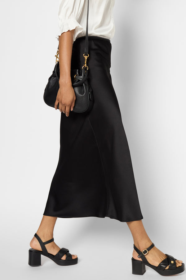 Gerard Darel Jupe Midi En Satin - CLEMENCE