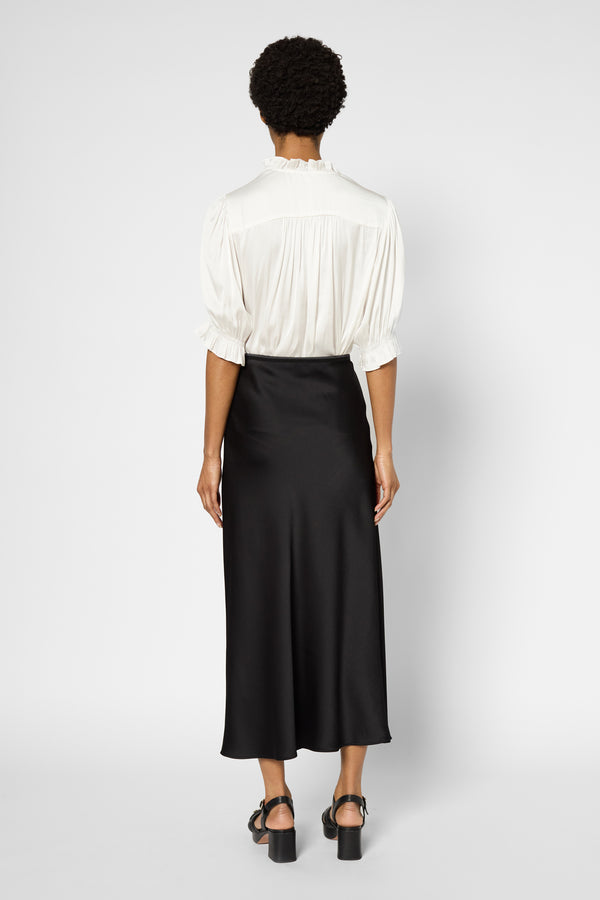 Gerard Darel Jupe Midi En Satin - CLEMENCE