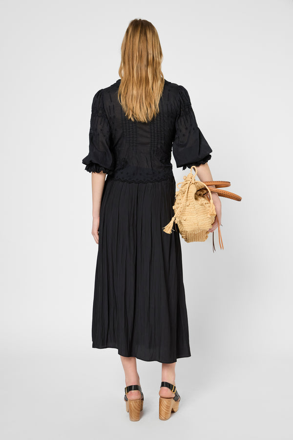 Gerard Darel Jupe Satinée Plissée - VANINA