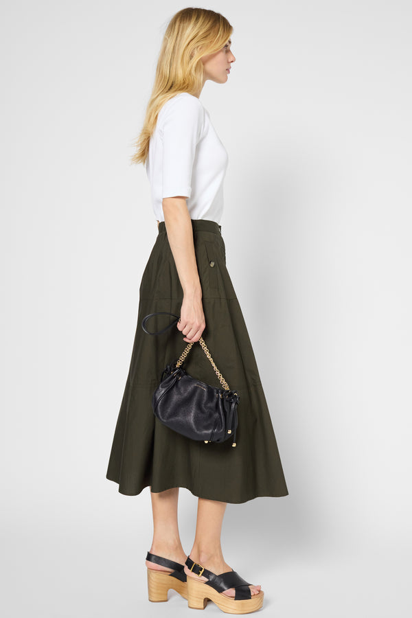 Gerard Darel Jupe Trapèze En Coton